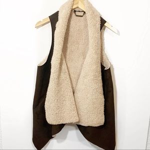 Jou Jou Shearling Sherpa Vest